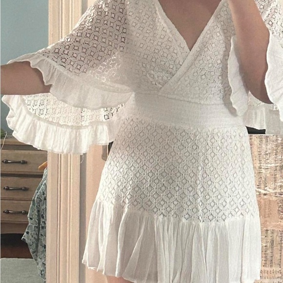 Japer white romper/dress size small - Picture 4 of 9